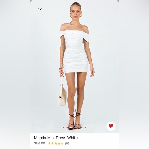 Princess Polly Dresses & Skirts - Princess Polly White Mini Dress